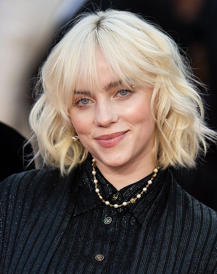 Shoulder-Length Platinum Blonde With Wispy Bangs — Trendy Waves Hair