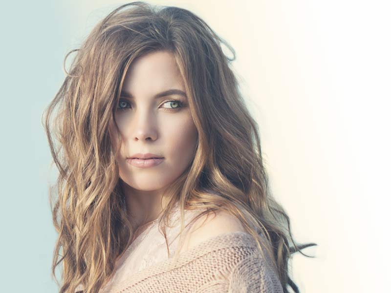Mid-Back Ash Blonde With Tousled Waves — Trendy Waves Hair