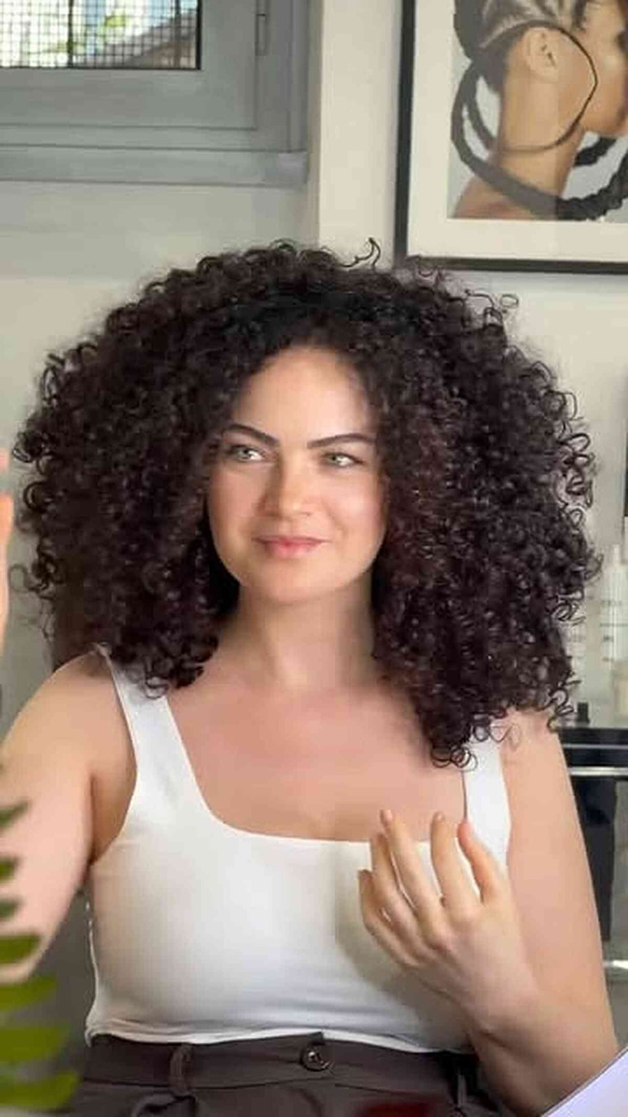 Mid-Back Length Layered Cut With Natural Volume — Easy Curly Hair Routine
