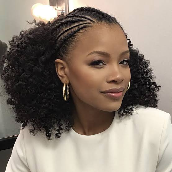 Shoulder Length Fulani Braids With Defined Curls Shoulder Length Fulani Braids With Defined Curls — Fulani Braid Styles with Curls