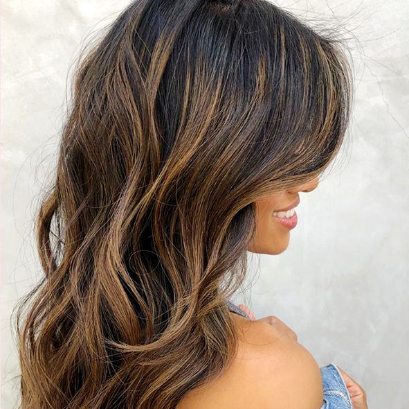 Collarbone Balayage With Dimensional Transition — Light Brown Balayage Ideas