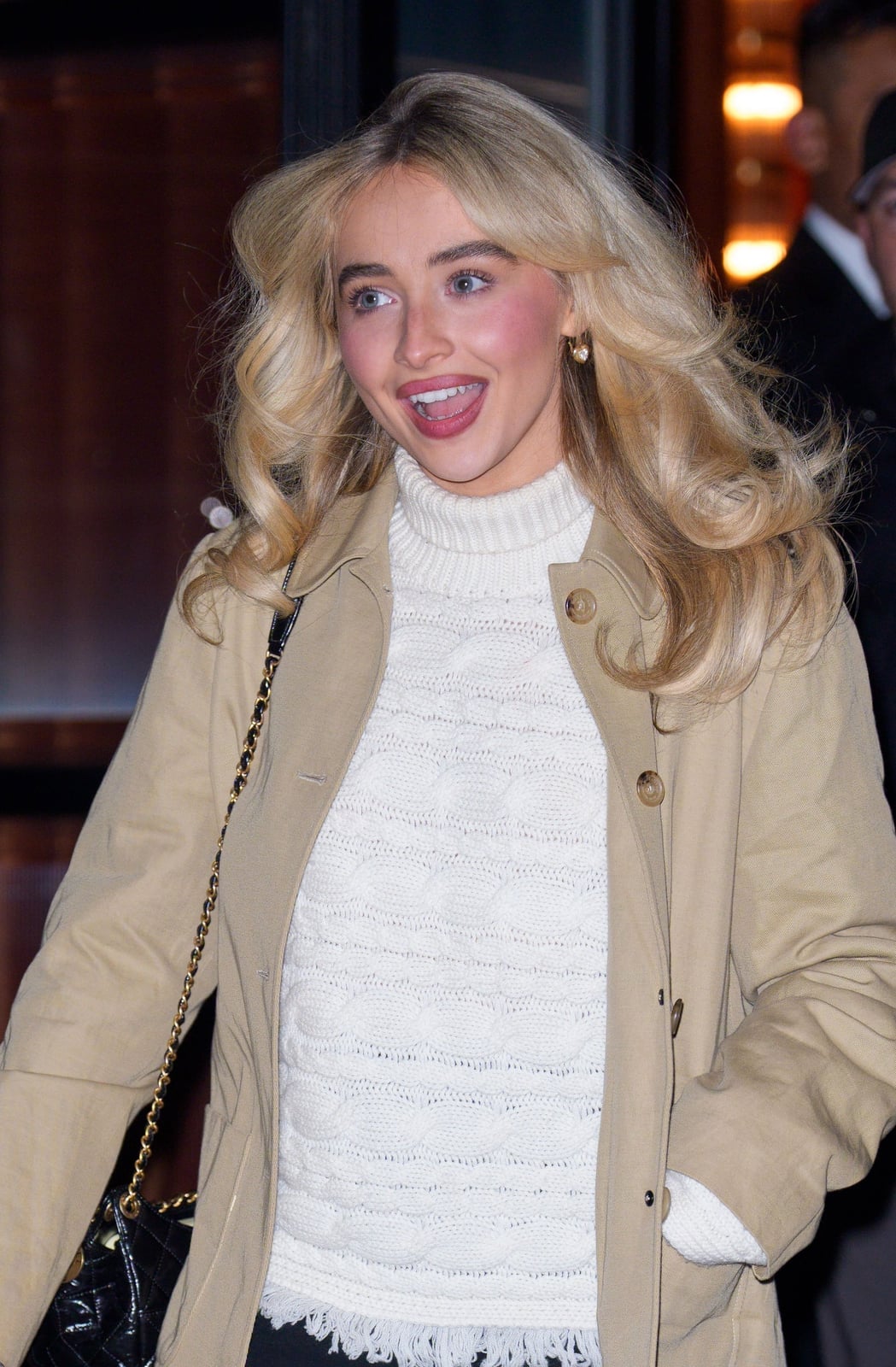 Collarbone Blonde With Curtain Bangs — Butterfly Hair