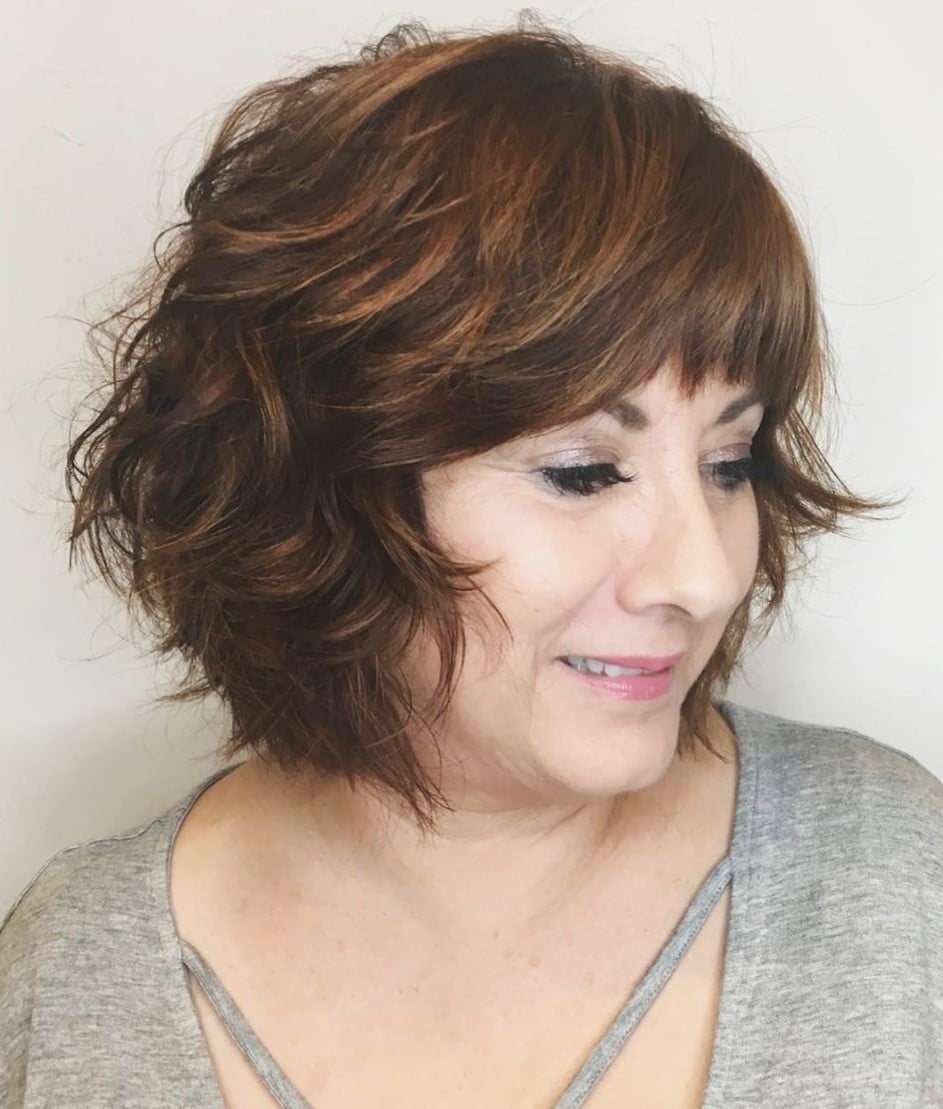 Collarbone Bob Blunt Bangs — Hairstyles for Women Over 50