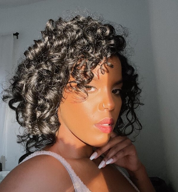 Collarbone Blowout With Curtain Bangs — Easy 3c Hairstyles