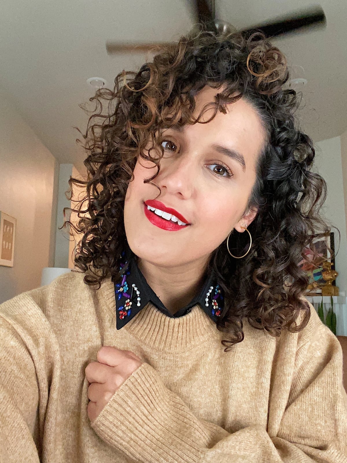 Collarbone Layers With Side-Swept Bangs — Easy 3c Hairstyles