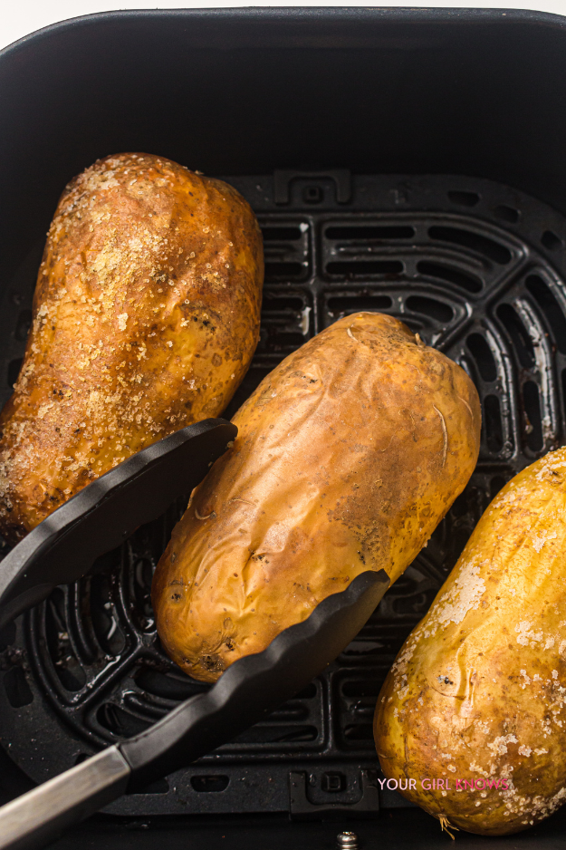 Crispy-Skinned Air Fryer Baked Potatoes That Is Ridiculously Easy to Make