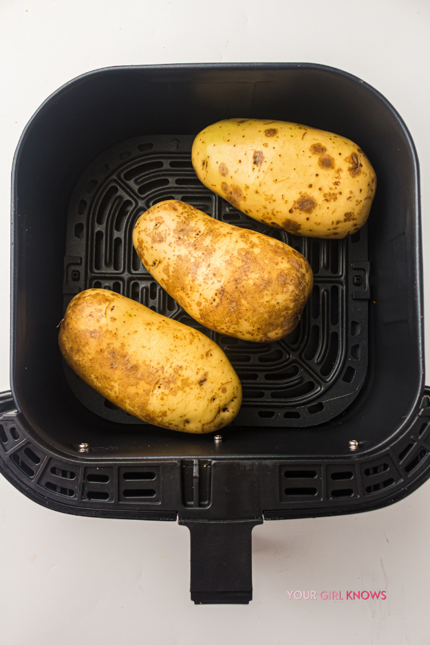 Crispy-Skinned Air Fryer Baked Potatoes That Is Ridiculously Easy to Make
