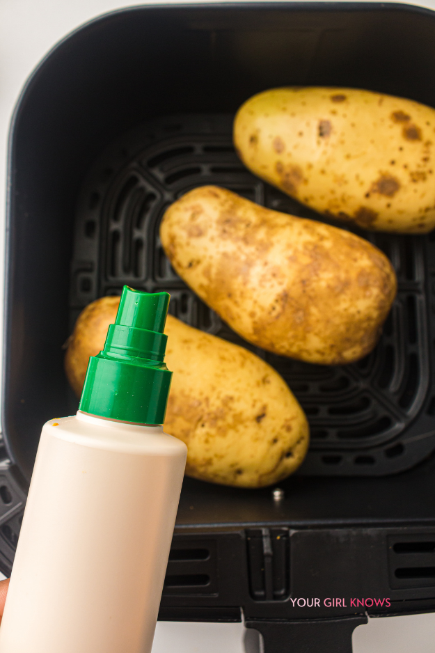 Crispy-Skinned Air Fryer Baked Potatoes That Is Ridiculously Easy to Make