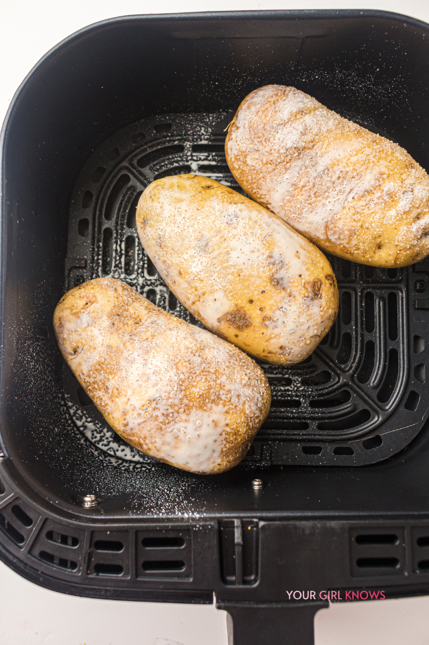 Crispy-Skinned Air Fryer Baked Potatoes That Is Ridiculously Easy to Make